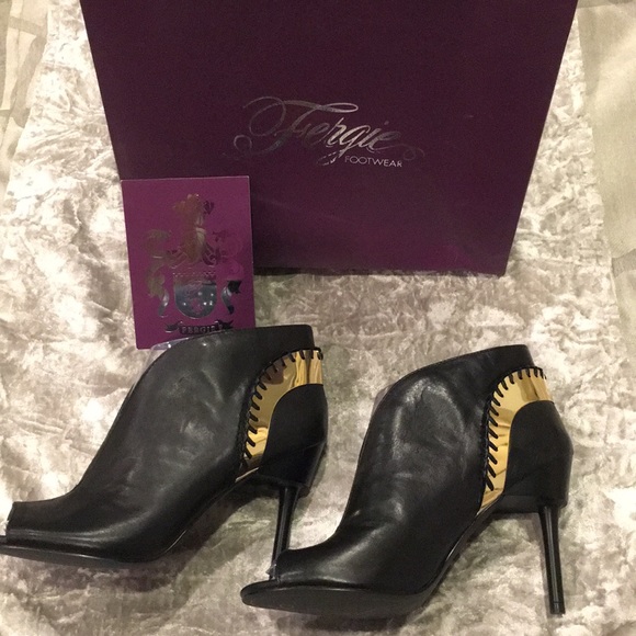 Fergie leather peep toe bootie - Picture 4 of 4